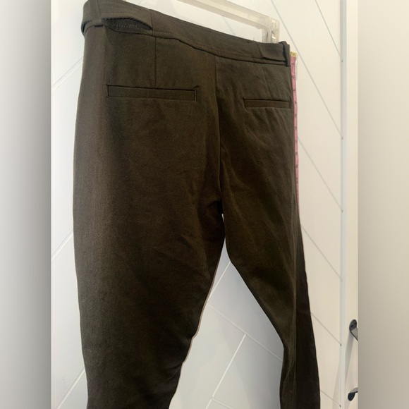 NWOT Banana Republic Sloan Button Olive Heather Trouser Pants Size:2 - Picture 7 of 9